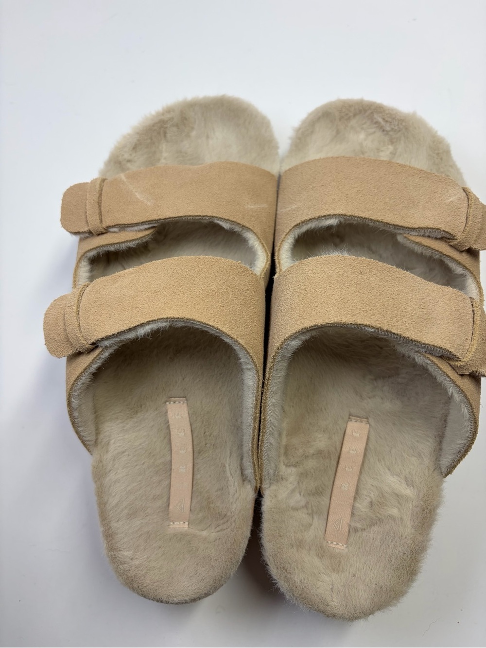 Reef Women's Ojai Ciara Platform Slide Sandal Tan Suede Leather Sz 8 Beach Comfy - Picture 8 of 13